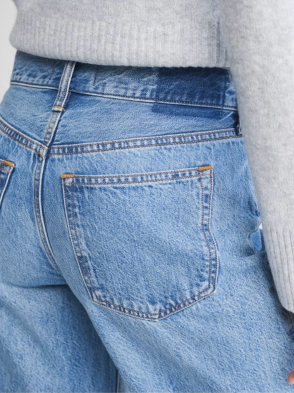 NWT Baggy Low Rise Abercrombie & Fitch Jeans Back to School - Picture 7 of 11